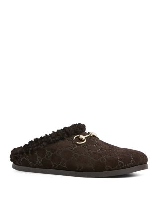 Women's Horsebit Shearling Mules