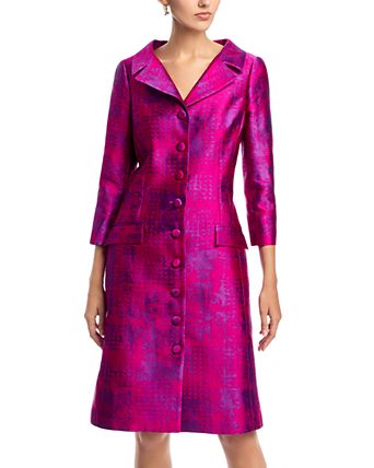 ladies jacket dresses Jackets Plus Size Dress And Set R&M Richards 9636W Short Plus Size Jacket Dress The Dress Outlet button closure at back neck Jacket Dresses - Bloomingdale's