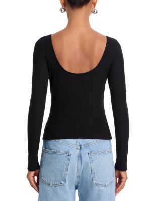 Rib Scoop Back Tee - Exclusive