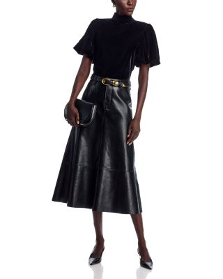 Velvet Mock Neck Top