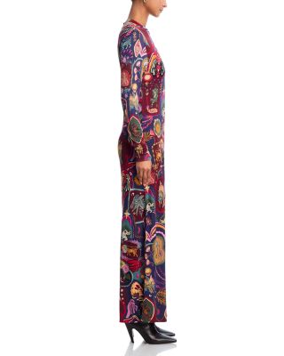 Artsy Surreal Land Maxi Dress