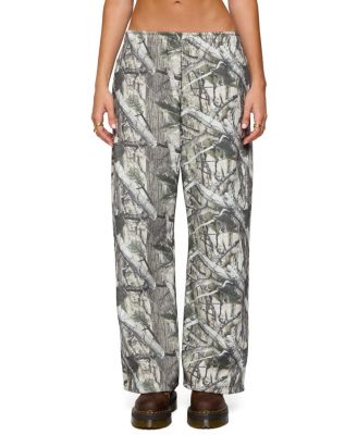Camo Straight Leg Sweatpants