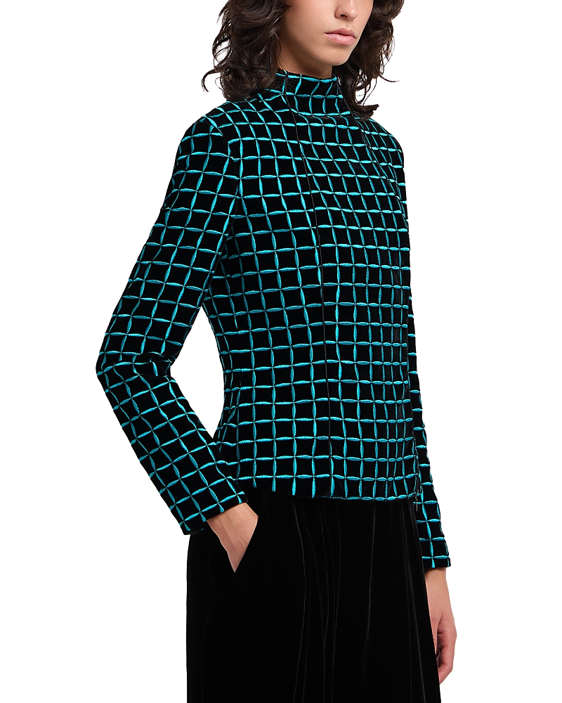 Emporio Armani Embroidered Velvet Jacket