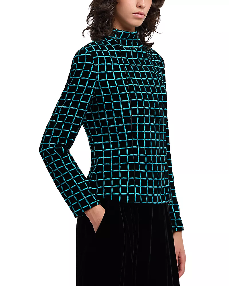 Emporio Armani Embroidered Velvet Jacket