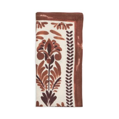 Botanica Napkin in Ivory &amp; Brown