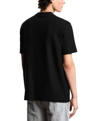 Textured Cotton Jacquard Tee