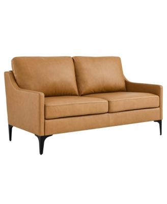 Corland Leather Loveseat