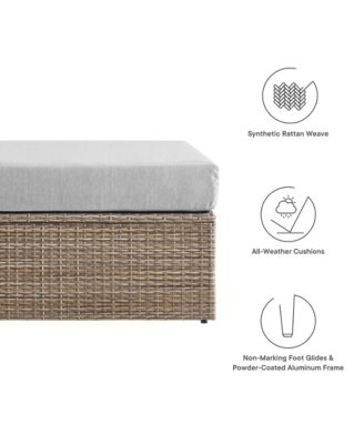 Convene Outdoor Patio Rectangle Ottoman