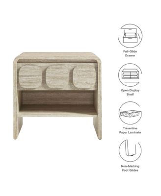 Toscana 1-Drawer Nightstand