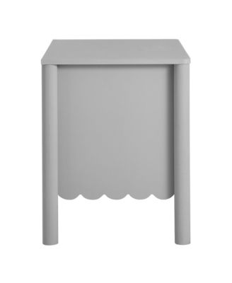 Emmeline Scalloped 2-Drawer Nightstand