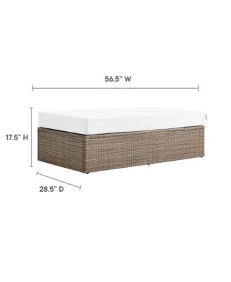 Convene Outdoor Patio Rectangle Ottoman