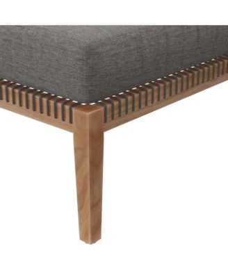 Clearwater Outdoor Patio Teak Wood Ottoman