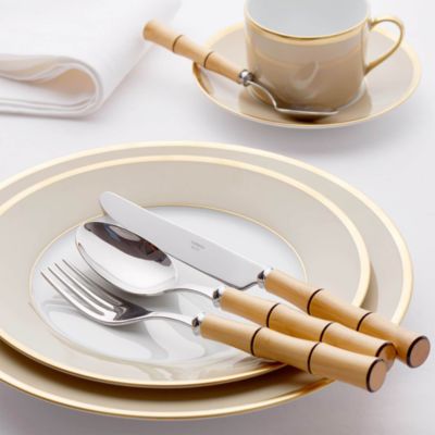 Byblos 5 Piece Clear Wood Place Setting