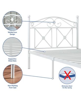 Country Cottage Iron Twin Bed Frame
