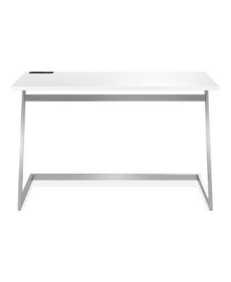 Torrey High Gloss Writing Desk with USBs
