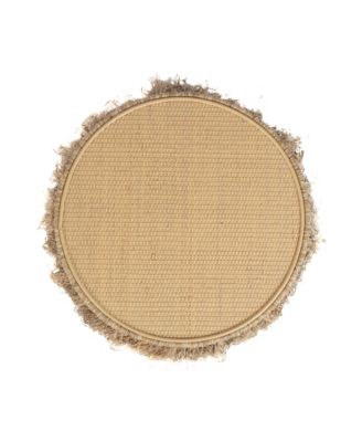 Luau Rattan Round End Table