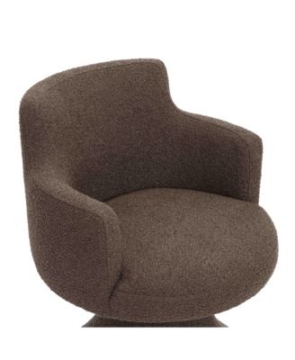 Jeffree Performance Boucle Swivel Dining Chair