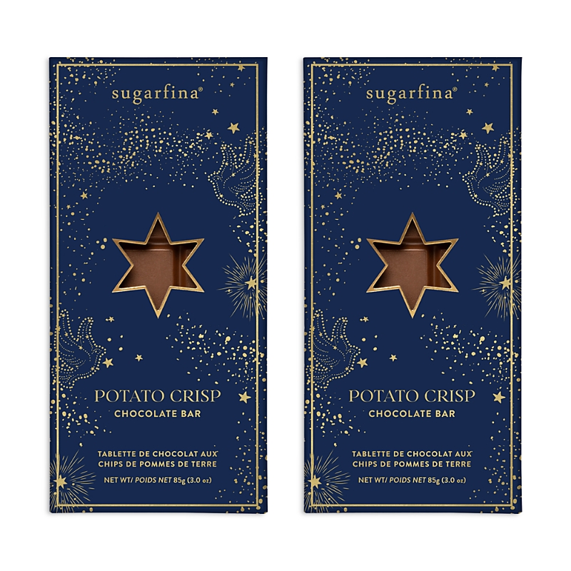 Sugarfina Potato Crisp Chocolate Bar, Set Of 2 In Blue