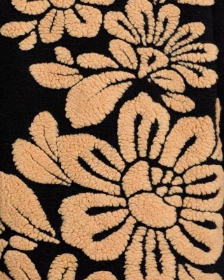 Bold Flowers Fleece Coat