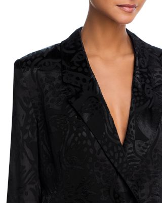 Leopard Jacquard Blazer