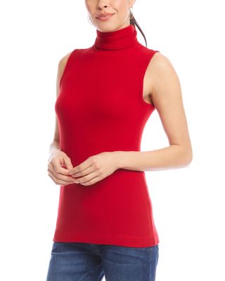 Ribbed Turtleneck Tank