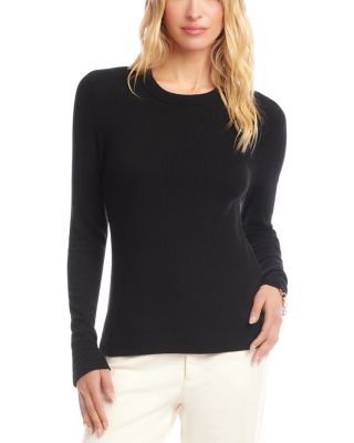 Ribbed Crewneck Top