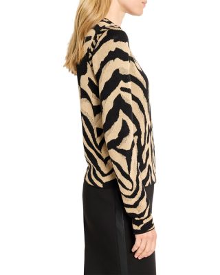 Animal Jacquard Cardigan