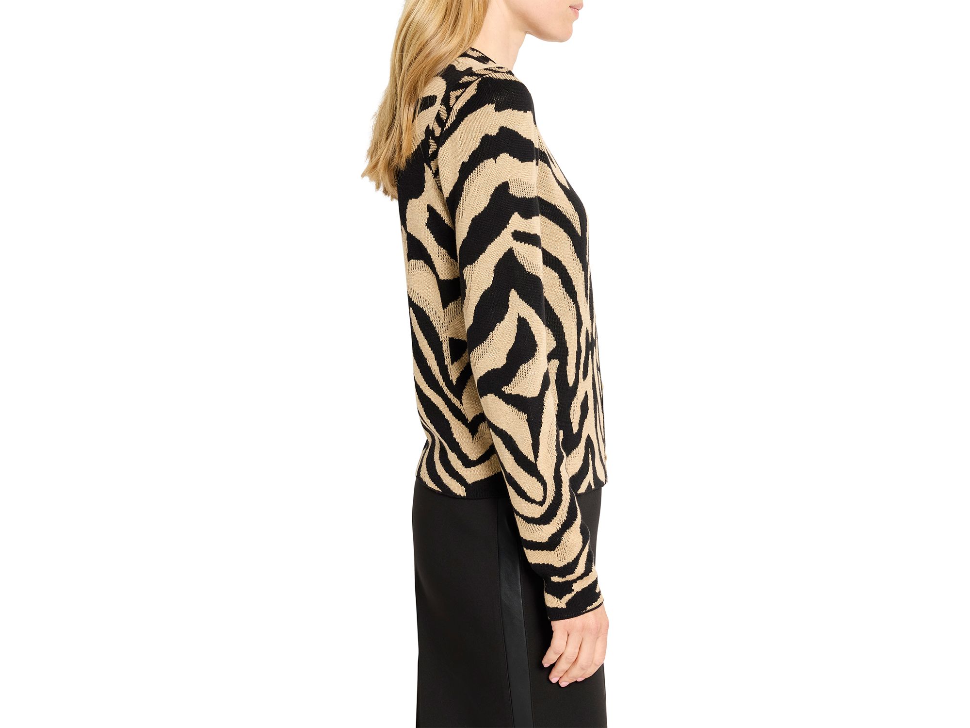 Animal Jacquard Cardigan — Image 4