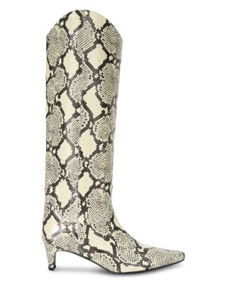 Women's Western Wally Snake-Embossed Tall Boots