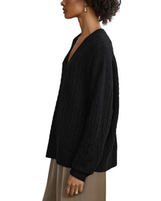 Nell V Neck Wool Cashmere Sweater