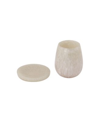  Rounded Swirl Resin Kiddush Cup