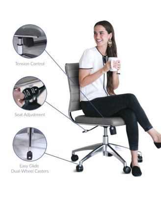 Jive Armless Mid Back Office Chair