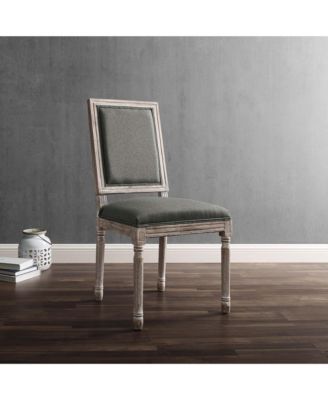  Court French Vintage Like Upholstered Fabric Dining Side Chair