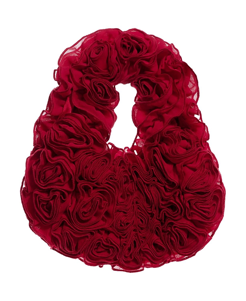 Naked Wardrobe Rose Petal Handbag In Red