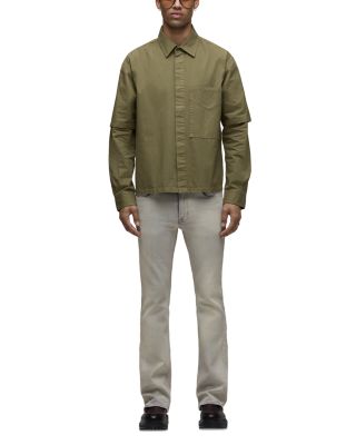 Layered Button Front Shirt