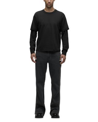 Walker Track Kick Flare Jeans in Clinton