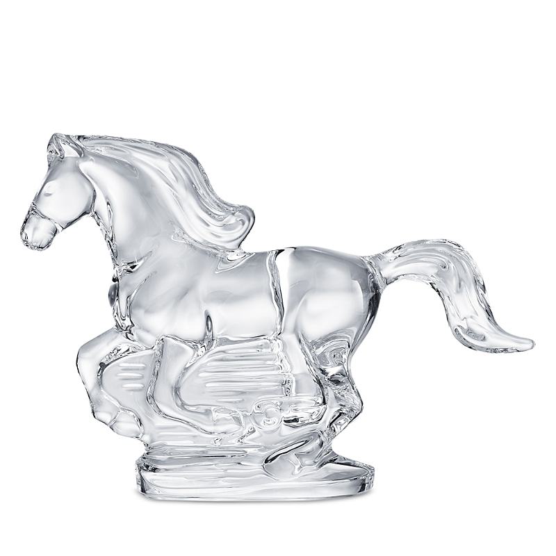 Baccarat Crystal Zodiaque Horse 2026 Ornament In Silver