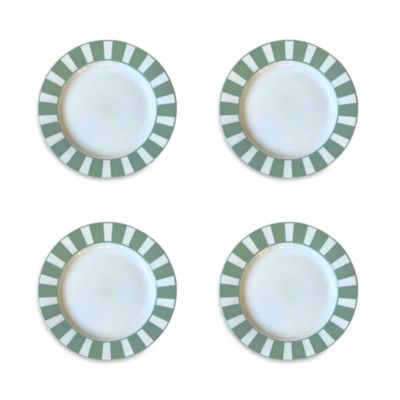 Essential Dinner Plate, Green, Set of 4