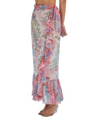 Seaweed Beach Cover Up Maxi Skirt