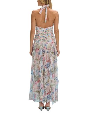 Seaweed Plunge Beach Cover Up Maxi Dress