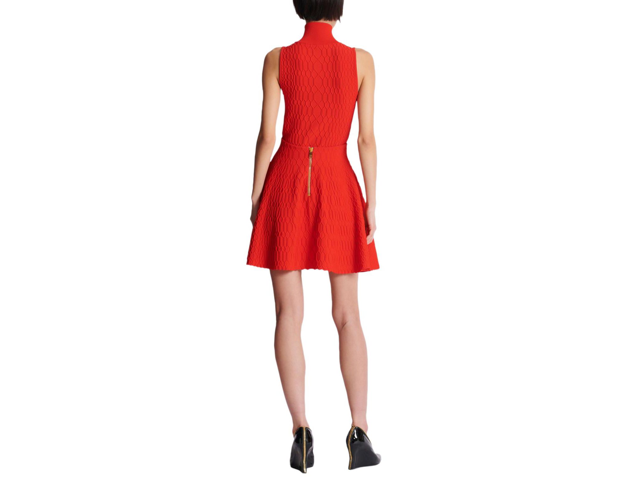 Flared Crocodile-Knit Skirt — Image 5