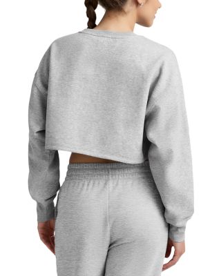 Luxe Fleece Cropped Sweatshirt