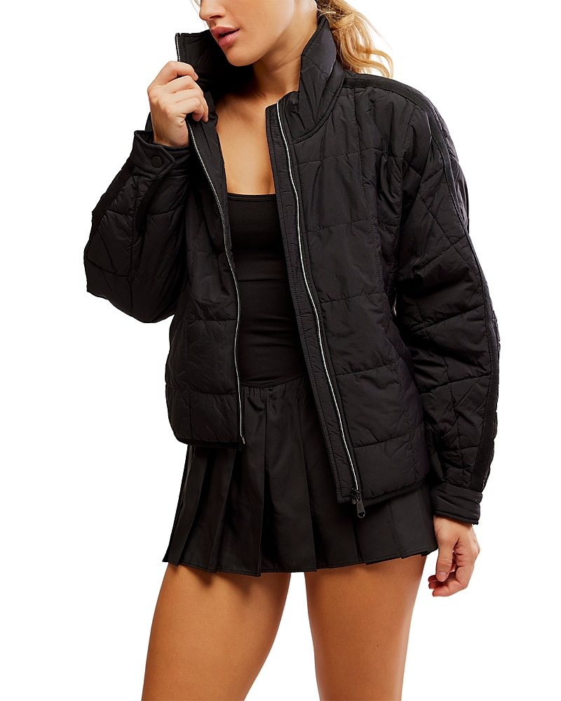 Free People Pippa Packable Puffer Jacket In Brown
