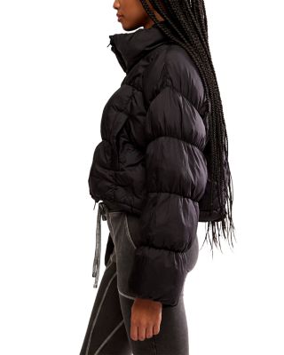 In a Bubble Puffer Coat