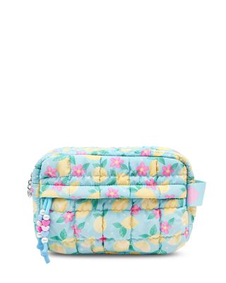 Girls' Lemon Floral Scrunch Pouch  