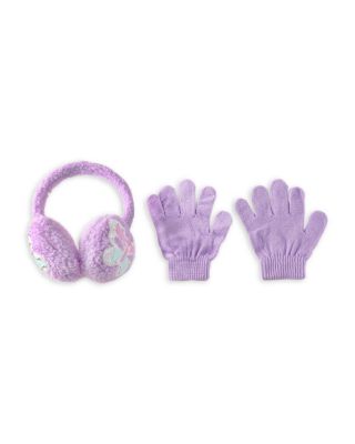 Girls' Butterfly Earmuffs & Gloves Set - Big Kid