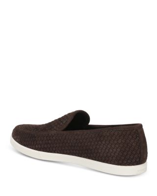Men's Suede Sonoma Basketweave Loafers