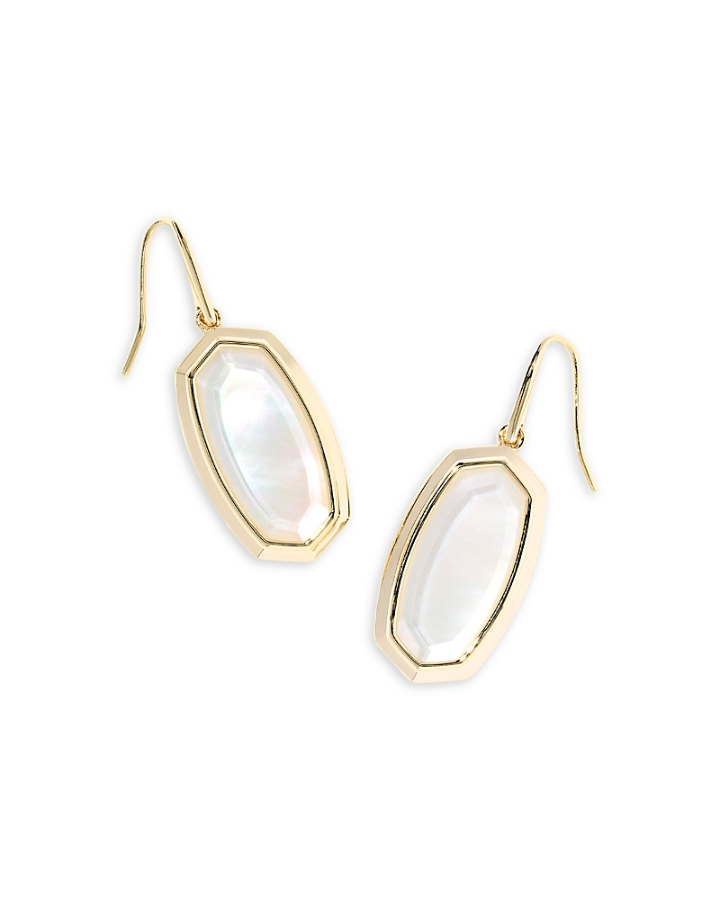 Kendra Scott Dani Stone Bezel Drop Earrings