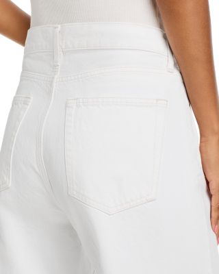 The Stroll High Rise Wide Leg Jeans in Au Natural