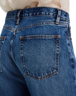 The Lax High Rise Flare Jeans in Antidote Raw Fray